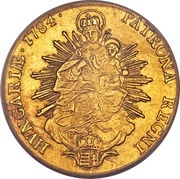 2 Ducats - Joseph II, Hungary, 1781-1785 reverse image