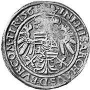 30 Kreuzers ½ Guldenthaler - Ferdinand I Hall, Austria, 1561-1563 reverse image