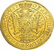 3 Ducats - Leopold I, Hungary, 1703 reverse image