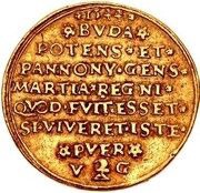 5 Ducats - Ferdinand I Life of II Ulászló, Hungary, 1544 reverse image