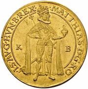 5 Florins - Matthias II obverse image