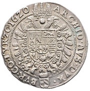 ½ Thaler - Ferdinand II Vienna, Austria, 1620-1624 reverse image