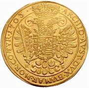 5 Ducats - Leopold I, Hungary, 1703 reverse image