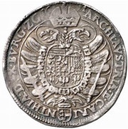 ½ Thaler - Ferdinand II Klagenfurt, Austria, 1621 reverse image
