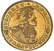 10 Ducats - Leopold I obverse image