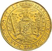 10 Ducats - Leopold I, Hungary, 1688-1690 reverse image