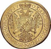 10 Ducats - Leopold I, Hungary, 1703 reverse image