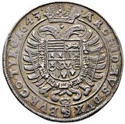 ½ Thaler - Ferdinand III Vienna, Austria, 1637-1649 reverse image