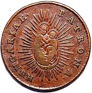 Copper Denier - Maria Theresa Closed crown reverse image
