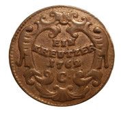 1 Kreuzer - Francis I of Lorraine, as co-ruler Rézkrajcár reverse image