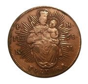 Copper Poltura - Maria Theresa reverse image