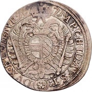 ½ Thaler - Leopold I Vienna, Austria, 1659-1671 reverse image