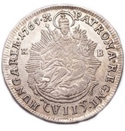 7 Kreuzers - Maria Theresa, Hungary, 1754-1765 reverse image