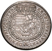 ½ Thaler - Leopold I Hall, Austria, 1668-1670 reverse image
