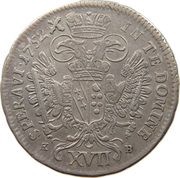 17 Kreuzer - Francis I of Lorraine, as co-ruler, Hungary, 1751-1765 reverse image