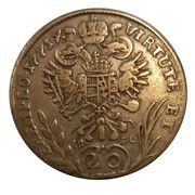 20 Kreuzers - Joseph II, as co-ruler Nagybánya/Frauenbach, Hungary, 1767-1780 reverse image