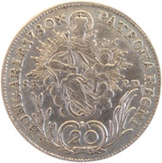 20 Kreuzers - Maria Theresa, Hungary, 1774-1780 reverse image