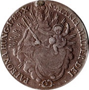 ½ Thaler - Joseph II, Hungary, 1782-1785 reverse image