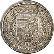 ½ Thaler - Leopold I Hall, Austria, 1670 reverse image