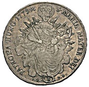 1 Thaler - Maria Theresa Madonnenthaler, Hungary, 1767-1780 reverse image