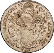 1 Thaler - Joseph II, Hungary, 1781-1785 reverse image