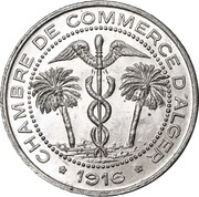 5 Centimes Alger Chamber of Commerce obverse image