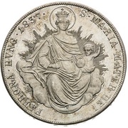 1 Thaler - Ferdinand V, Hungary, 1837-1839 reverse image