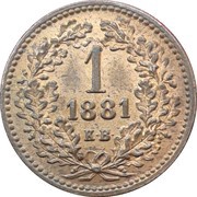 1 Kreuzer - Francis Joseph I reverse image
