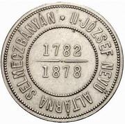 1 Forint - Francis Joseph I Selmecbánya, silver, Hungary, 1878 reverse image