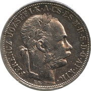 1 Forint - Francis Joseph I obverse image