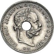 10 Francs / 4 Forint - Francis Joseph I Pattern obverse image
