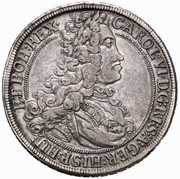 ½ Thaler - Charles VI Graz obverse image