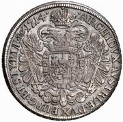 ½ Thaler - Charles VI Graz, Austria, 1713-1728 reverse image