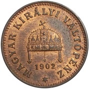 1 Fillér - Francis Joseph I obverse image