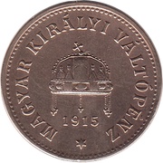 2 Fillér - Francis Joseph I obverse image