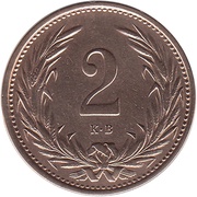 2 Fillér - Francis Joseph I reverse image