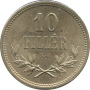 10 Fillér - Francis Joseph I reverse image