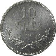 10 Fillér - Charles IV reverse image