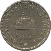 20 Fillér - Francis Joseph I obverse image