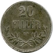 20 Fillér - Charles IV reverse image