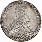 ½ Thaler - Charles VI Hall obverse image