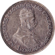 1 Korona - Francis Joseph I Millennium obverse image