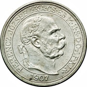 5 Korona - Francis Joseph I Coronation obverse image