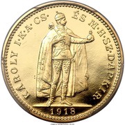 20 Korona - Charles IV reverse image