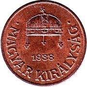 1 Fillér - Miklós Horthy obverse image