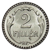 2 Fillér - Miklós Horthy reverse image