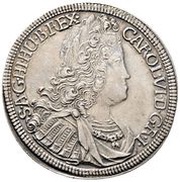 ½ Thaler - Charles VI Hall obverse image