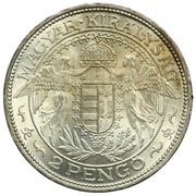 2 Pengő - Miklós Horthy obverse image
