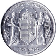5 Pengő - Miklós Horthy Birthday obverse image