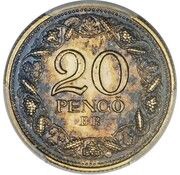 20 Pengő - Miklós Horthy Pattern, Hungary, 1929 reverse image